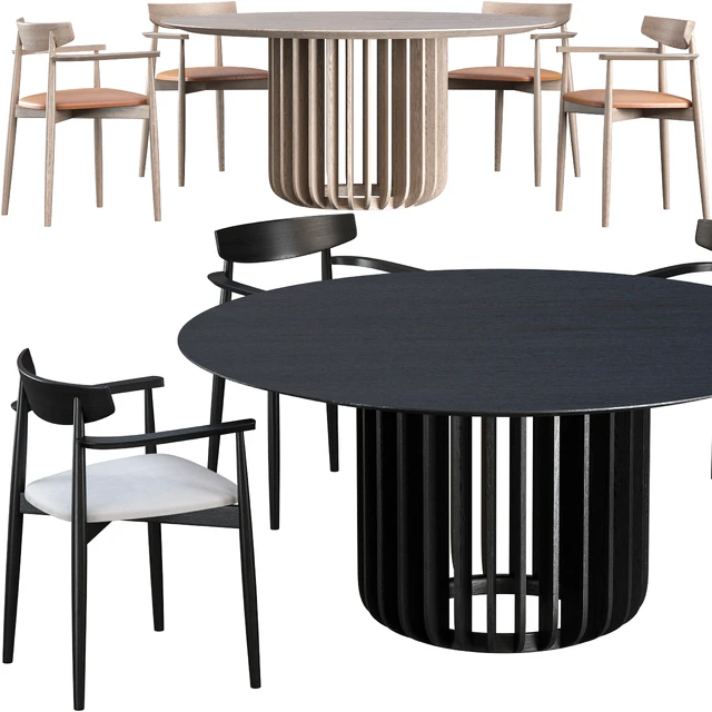 Dining table Miniforms Juice+ chair Miniforms Claretta — Скачать