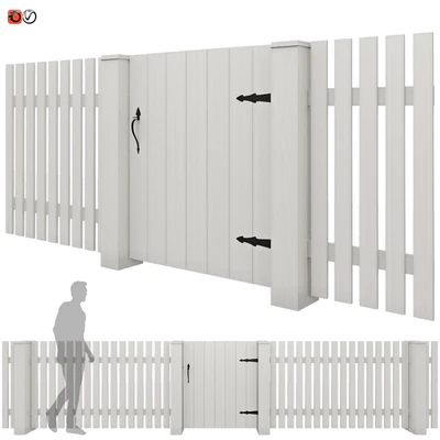 White picket fence 02 — Вид 1