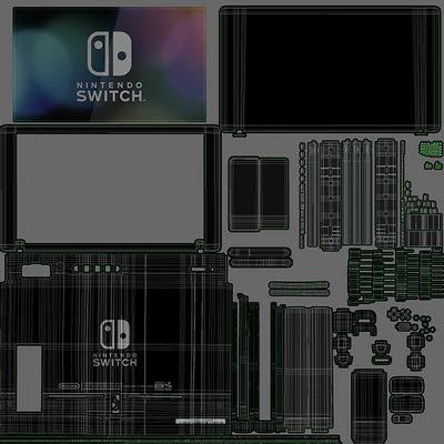 Nintendo Switch with Gray Joy Con — Вид 2