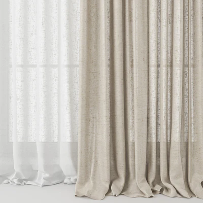 Curtains Long Linen set 02 — Ver 2