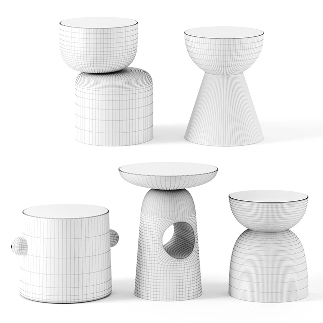 Hew Side Tables by DWR — Скачать