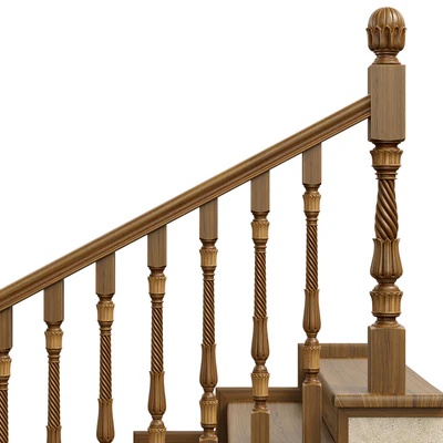 Wooden stairs 004 — Ver 2
