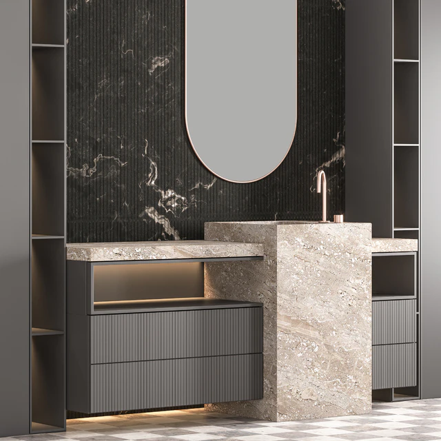 Bathroom Furniture Set  04 — Скачать