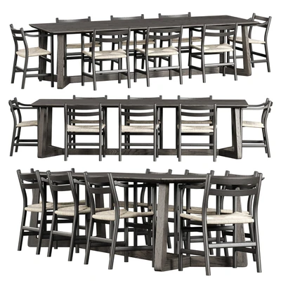 Edu Furniture Dining Set V1 / Garden furniture set — Ver 2