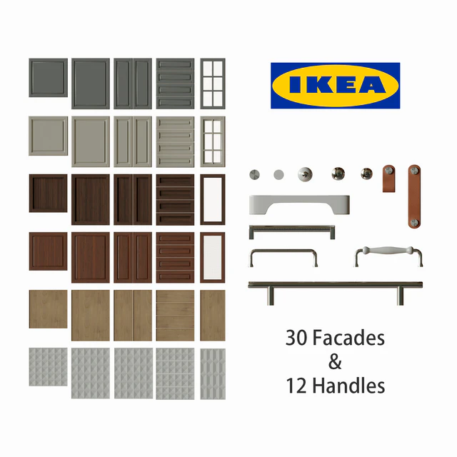 Фасады и ручки IKEA — Скачать