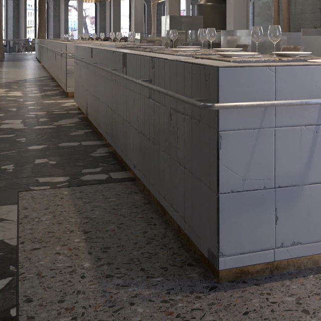 Terrazzo.Breccia.Mosaic.Marble.Seamless texture. — Скачать