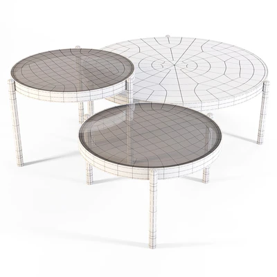 Meroni and Colzani: Coffee Tables - Sanremo — Ver 2