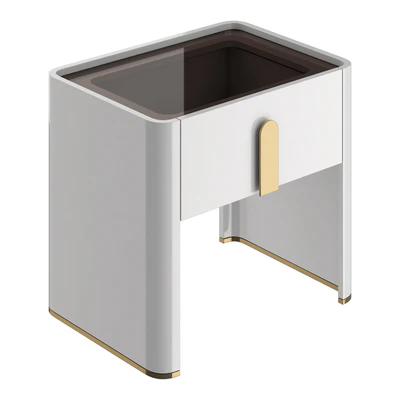 Italian light luxury bedroom bedside table — Вид 2