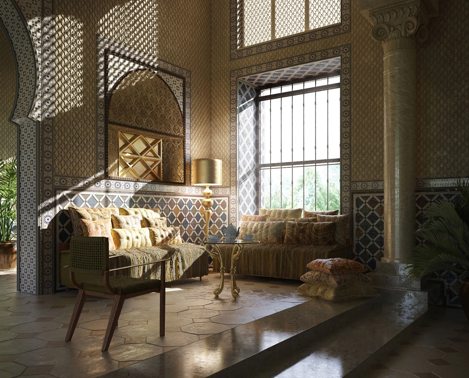 oriental style interiors 006 — Скачать