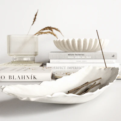 Decorative Set with Dried Flowers — Ver 2