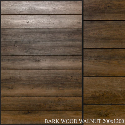 Yurtbay Seramik Bark Wood Walnut 200x1200 — Скачать
