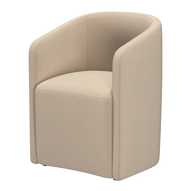 AURELIE BARRELBACK FABRIC ARMCHAIR — Скачать
