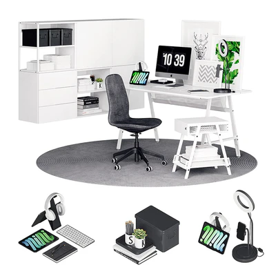 Utespelare Nordic Desk — Вид 1