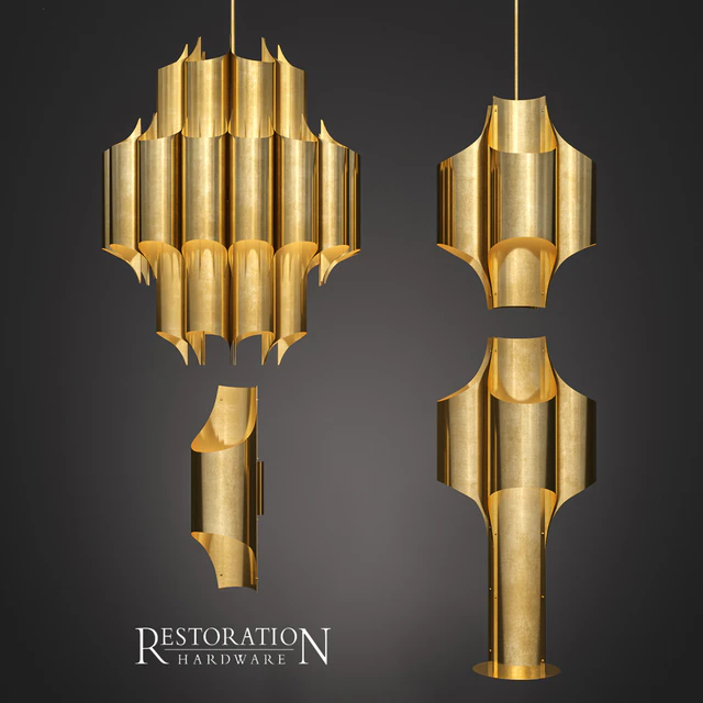 Lighting Collection Cathedral brass, Restoration Hardware — Descargar
