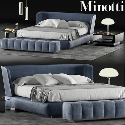 Minotti creed bed — Вид 1