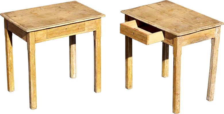 wooden table with drawer 001 — Скачать