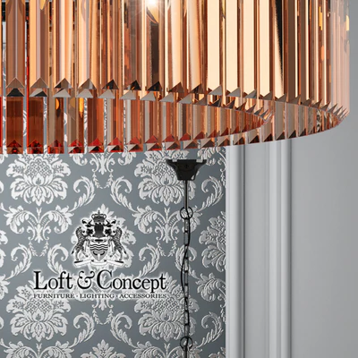 Chandelier RH Rhys Clear Glass Prism Round Chandelier 100 — Ver 2