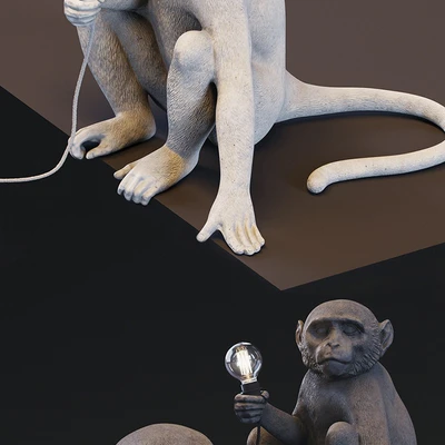 The Monkey Lamp Sitting Version — Ver 2