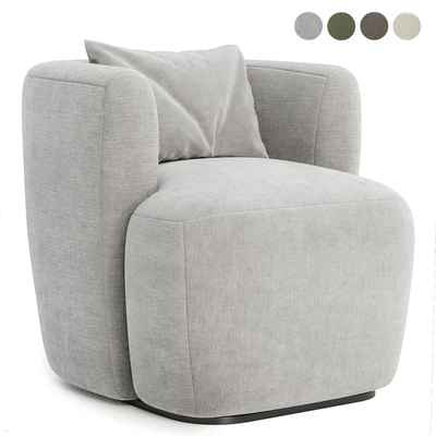 Fauteuil in bouclette Nidou armchair — Ver 2