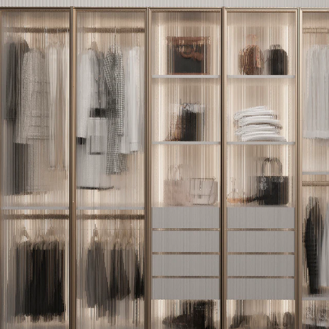 Wardrobe with glass doors 3 — Descargar