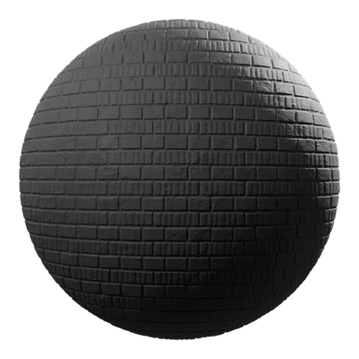 grooved english bond brick wall texture black — скачать