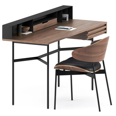HARRI WRITING DESK and LUZ CHAIR by more — Вид 2