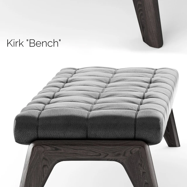Minotti Kirk Bench — Descargar