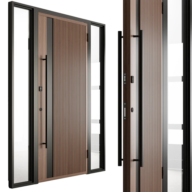 Wooden Front Door - Set 100 — Descargar