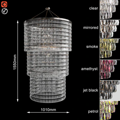 Люстра Long Chandelier with Crystal 1010мм — Вид 1