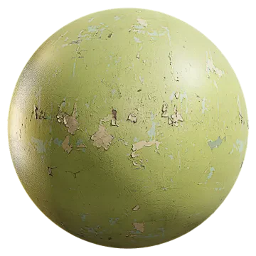 flaked painted green wall 001 — Descargar