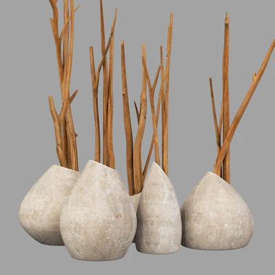 Branch slice vase n3 / Ветки в скошенных вазах №3 — Вид 2