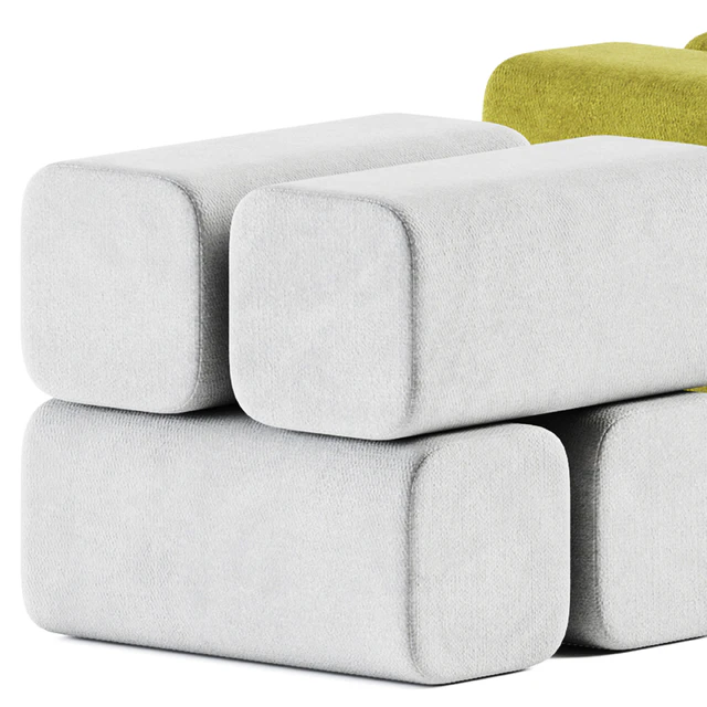Drova Pouf 4 and 6 by Woo Furniture / Пуф — Скачать