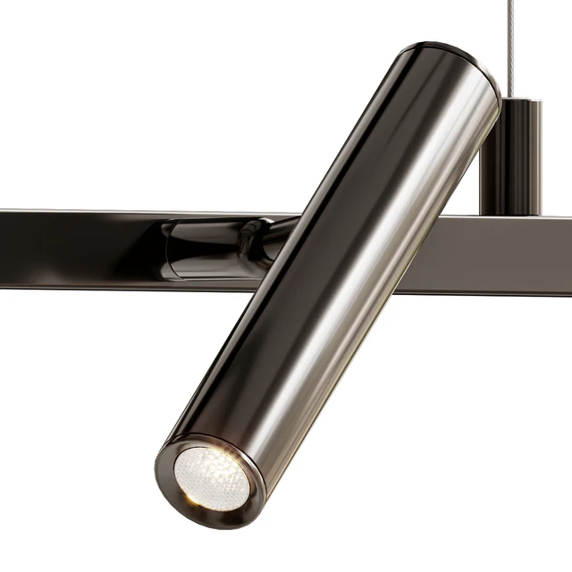 Elongated black leeds long mj chandelier — Descargar