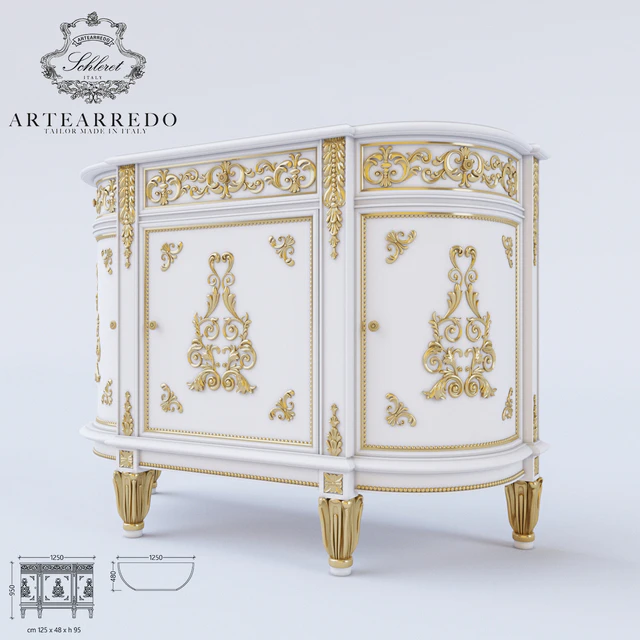 ARTEARREDO Diner du Roi buffet Limoges Small — Скачать