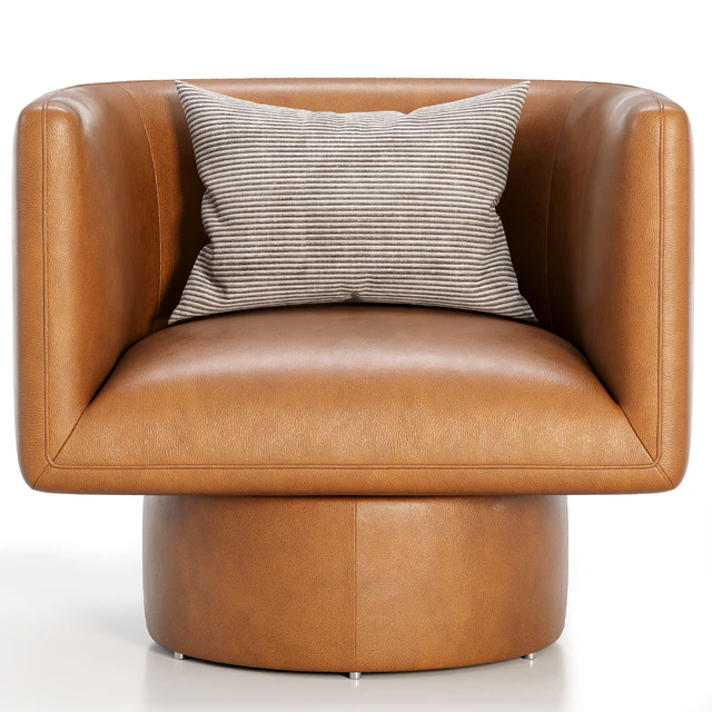 Adriel Swivel Leather Chair — Скачать