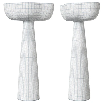 Pierre Augustin Rose floor lamp Eole — Ver 2