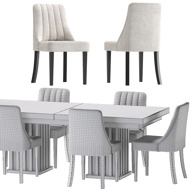 Modern Table and Chair Kongsberg — Descargar
