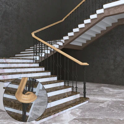 Stairs: classical, castings — Ver 1