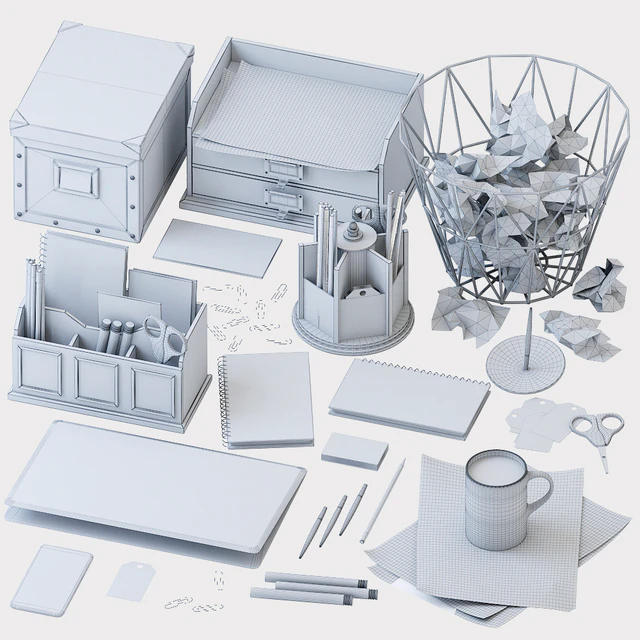 Office Supplies Set — Descargar