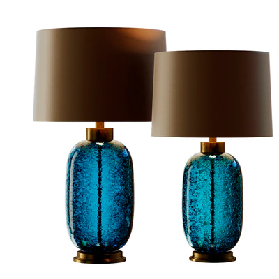 Mid Century Studio Art Glass Buffet Lamp.3 — Вид 2