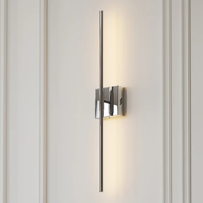 Gallatin Dimmable Gold and Silver Wall Sconce by Orren Ellis — Ver 2