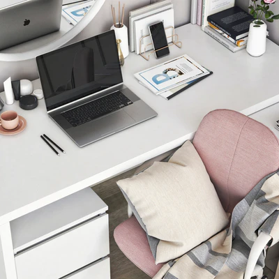 IKEA MALM corner workplace — Вид 2