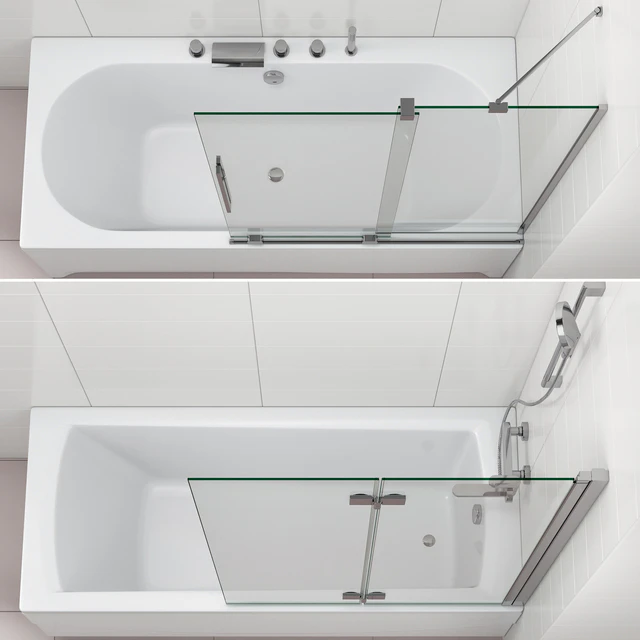 Bath screens and bathtubs Radaway and Ravak set 120 — Descargar