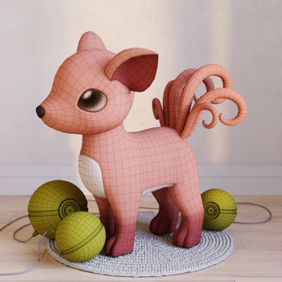 Покемон VULPIX. — Вид 2