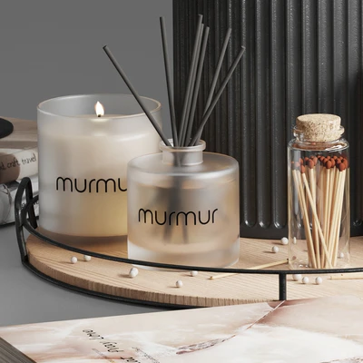 Decorative set 01 With Murmur candle and diffuser — Вид 2