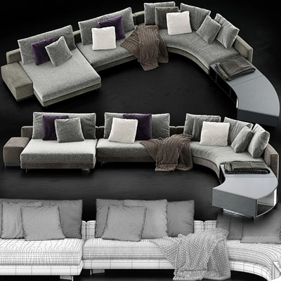 Minotti Daniels Sofa 6 — Ver 2