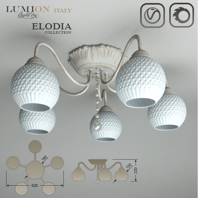 Chandelier Lumion Elodia 3122 / 5C — Descargar