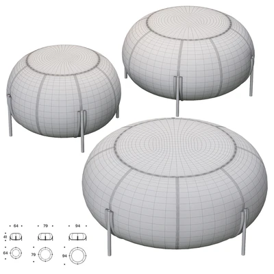 GEO Pouf by Saba Italia — Ver 2