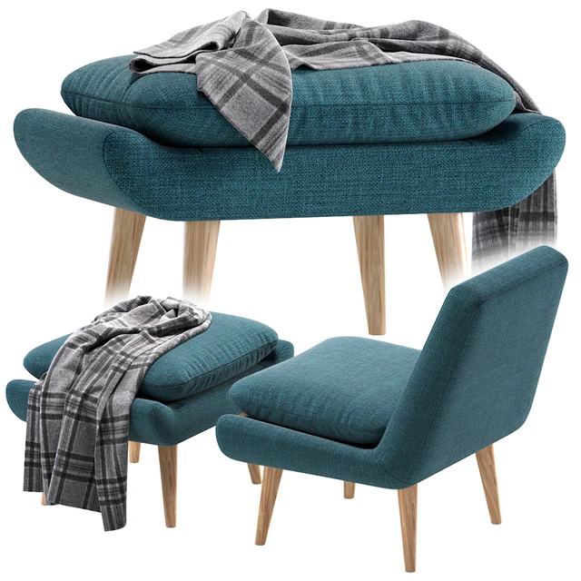 Armchair Vincey Soft Ocean divan.ru/Кресло Винси диван.ру — Descargar