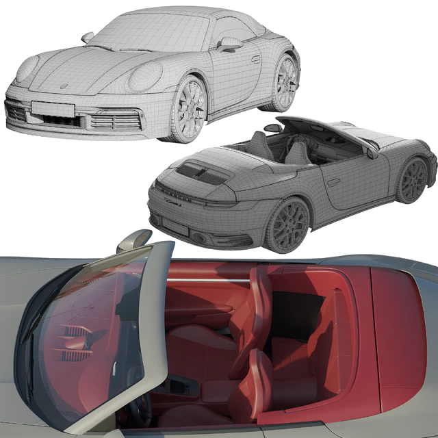 Porsche 911 carrera Cabriolet 2019 — Скачать